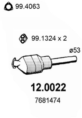 Obrázok Katalyzátor ASSO  120022