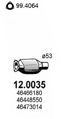 Obrázok Katalyzátor ASSO  120035