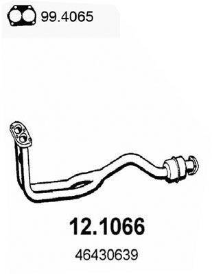 Obrázok Výfukové potrubie ASSO  121066