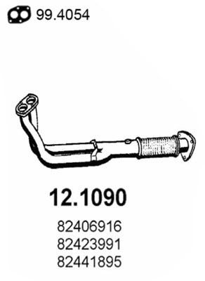 Obrázok Výfukové potrubie ASSO  121090