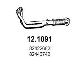 Obrázok Výfukové potrubie ASSO  121091