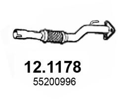 Obrázok Výfukové potrubie ASSO  121178