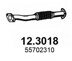 Obrázok Výfukové potrubie ASSO  123018