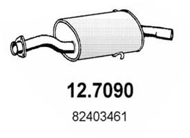 Obrázok Koncový tlmič výfuku ASSO  127090