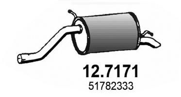 Obrázok Koncový tlmič výfuku ASSO  127171