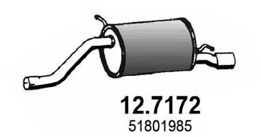 Obrázok Koncový tlmič výfuku ASSO  127172