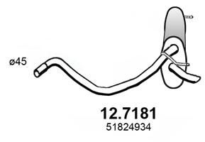 Obrázok Koncový tlmič výfuku ASSO  127181