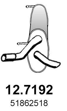 Obrázok Koncový tlmič výfuku ASSO  127192