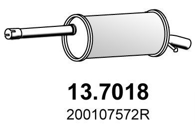 Obrázok Koncový tlmič výfuku ASSO  137018
