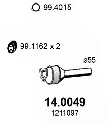 Obrázok Katalyzátor ASSO  140049