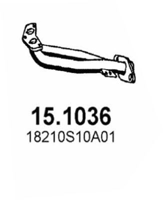 Obrázok Výfukové potrubie ASSO  151036