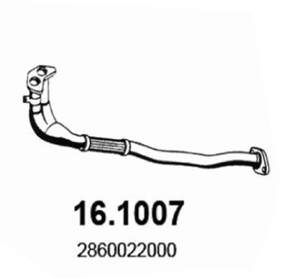 Obrázok Výfukové potrubie ASSO  161007