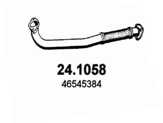 Obrázok Výfukové potrubie ASSO  241058