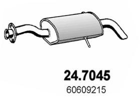 Obrázok Koncový tlmič výfuku ASSO  247045