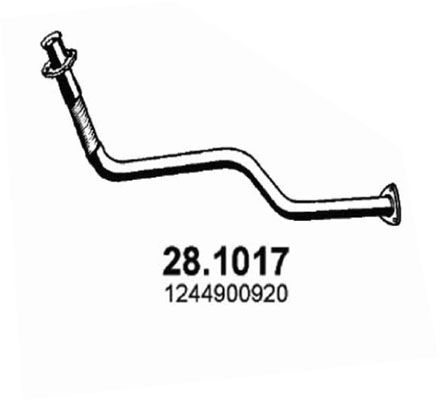 Obrázok Výfukové potrubie ASSO  281017