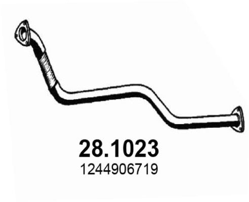 Obrázok Výfukové potrubie ASSO  281023