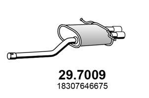 Obrázok Koncový tlmič výfuku ASSO  297009