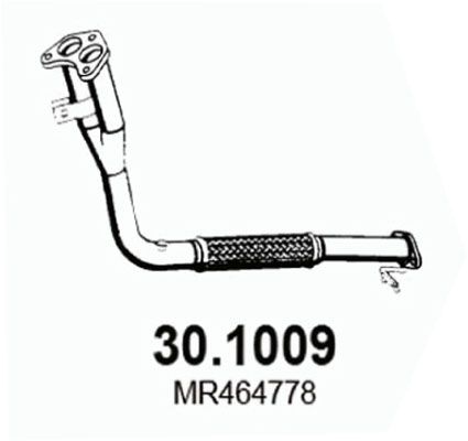 Obrázok Výfukové potrubie ASSO  301009