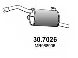 Obrázok Koncový tlmič výfuku ASSO  307026