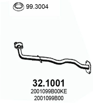 Obrázok Výfukové potrubie ASSO  321001
