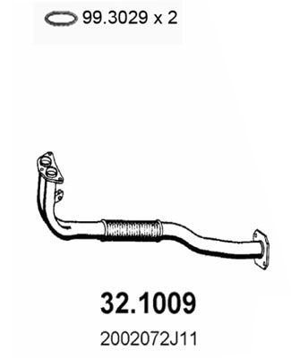 Obrázok Výfukové potrubie ASSO  321009
