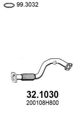 Obrázok Výfukové potrubie ASSO  321030