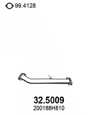 Obrázok Výfukové potrubie ASSO  325009