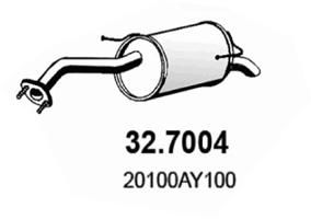 Obrázok Koncový tlmič výfuku ASSO  327004