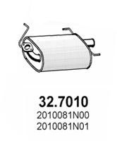 Obrázok Koncový tlmič výfuku ASSO  327010