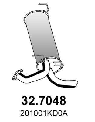 Obrázok Koncový tlmič výfuku ASSO  327048