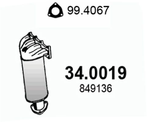 Obrázok Katalyzátor ASSO  340019