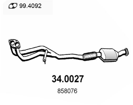 Obrázok Katalyzátor ASSO  340027