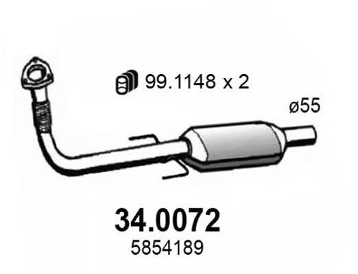 Obrázok Katalyzátor ASSO  340072