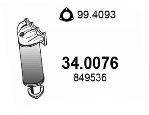Obrázok Katalyzátor ASSO  340076