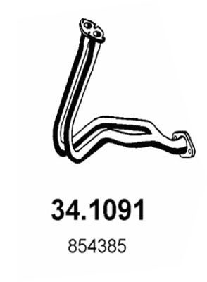 Obrázok Výfukové potrubie ASSO  341091