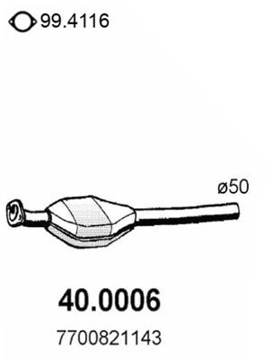 Obrázok Katalyzátor ASSO  400006