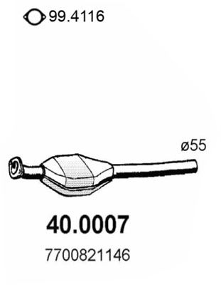 Obrázok Katalyzátor ASSO  400007