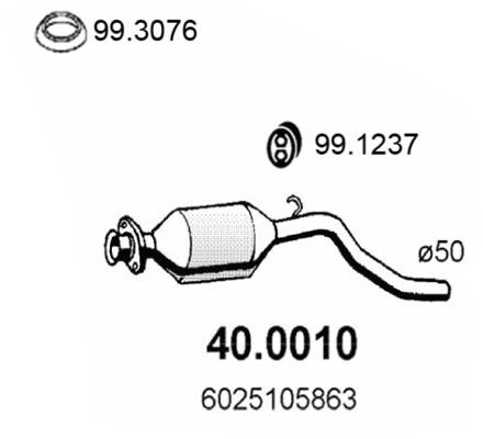 Obrázok Katalyzátor ASSO  400010