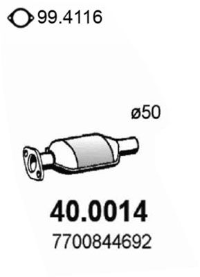 Obrázok Katalyzátor ASSO  400014