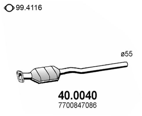 Obrázok Katalyzátor ASSO  400040