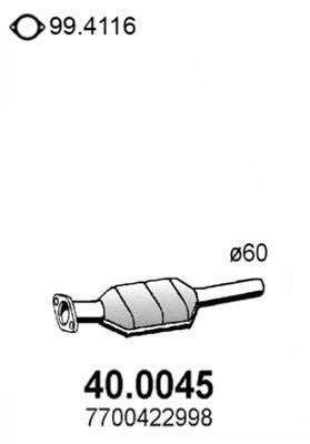 Obrázok Katalyzátor ASSO  400045