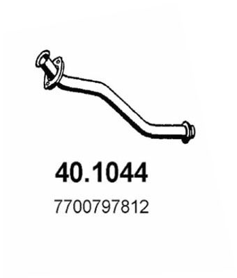 Obrázok Výfukové potrubie ASSO  401044