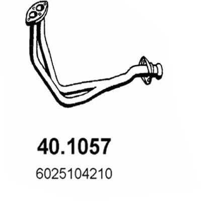 Obrázok Výfukové potrubie ASSO  401057