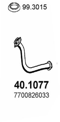 Obrázok Výfukové potrubie ASSO  401077