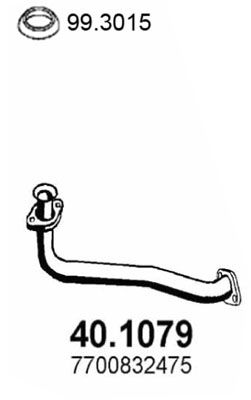 Obrázok Výfukové potrubie ASSO  401079