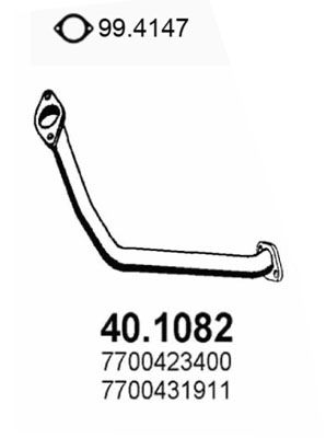 Obrázok Výfukové potrubie ASSO  401082