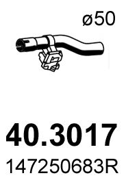 Obrázok Výfukové potrubie ASSO  403017
