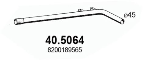 Obrázok Výfukové potrubie ASSO  405064