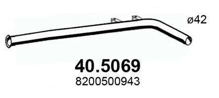 Obrázok Výfukové potrubie ASSO  405069
