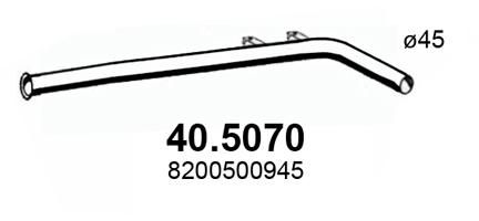 Obrázok Výfukové potrubie ASSO  405070